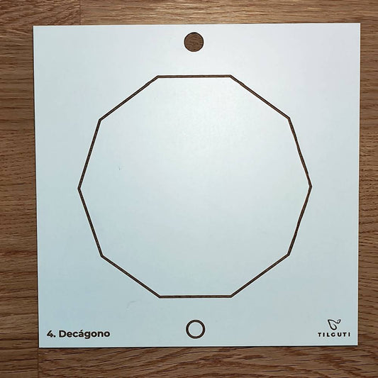 04. Decágono | Gráfico Radiestésico em MDF