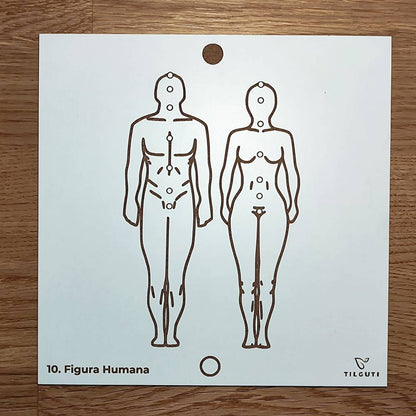 10. Figura Humana | Gráfico Radiestésico em MDF