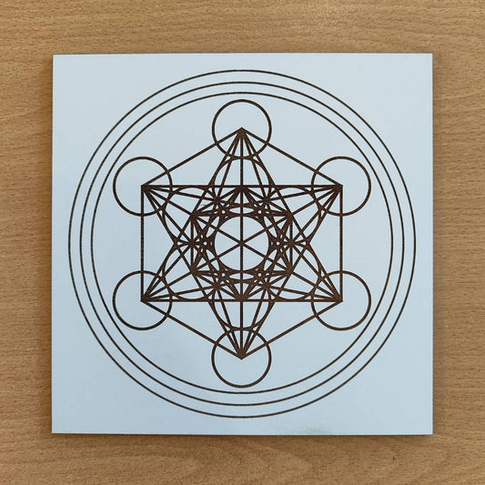 31. Cubo de Metatron | Gráfico Radiestésico em MDF