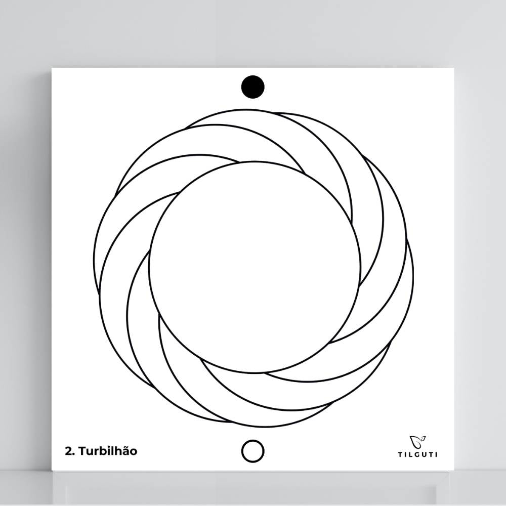 02. Turbilhão | Gráfico Radiestésico em PVC