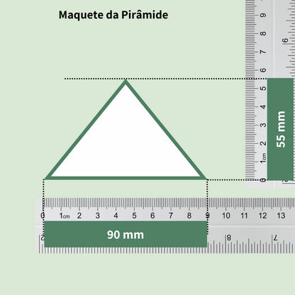 Pirâmide 3D - Vermelha