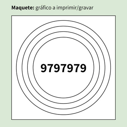 01. Alta Vitalidade | Gráfico Radiestésico em MDF Cru