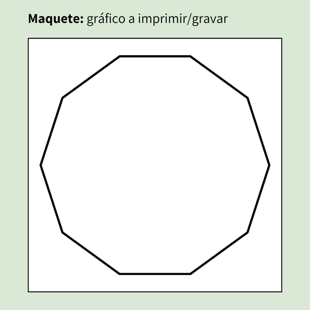 04. Decágono | Gráfico Radiestésico em MDF