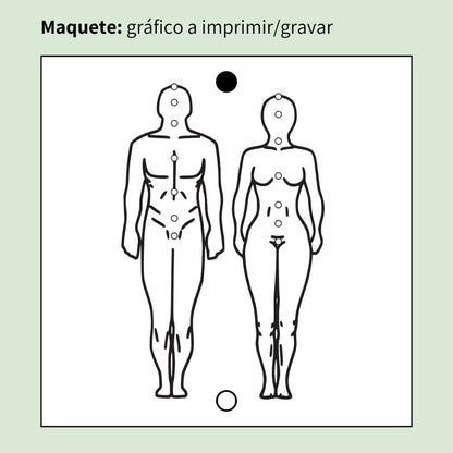 10. Figura Humana | Gráfico Radiestésico em MDF