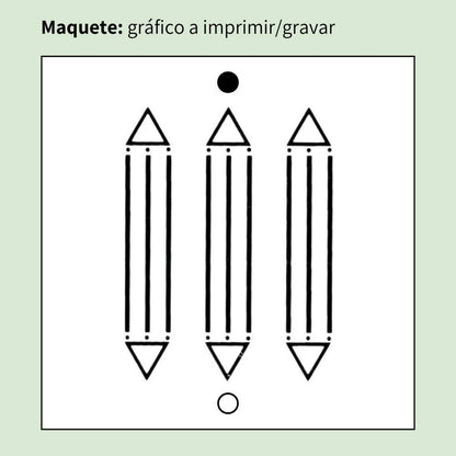 18. Luxor | Gráfico Radiestésico em MDF Cru