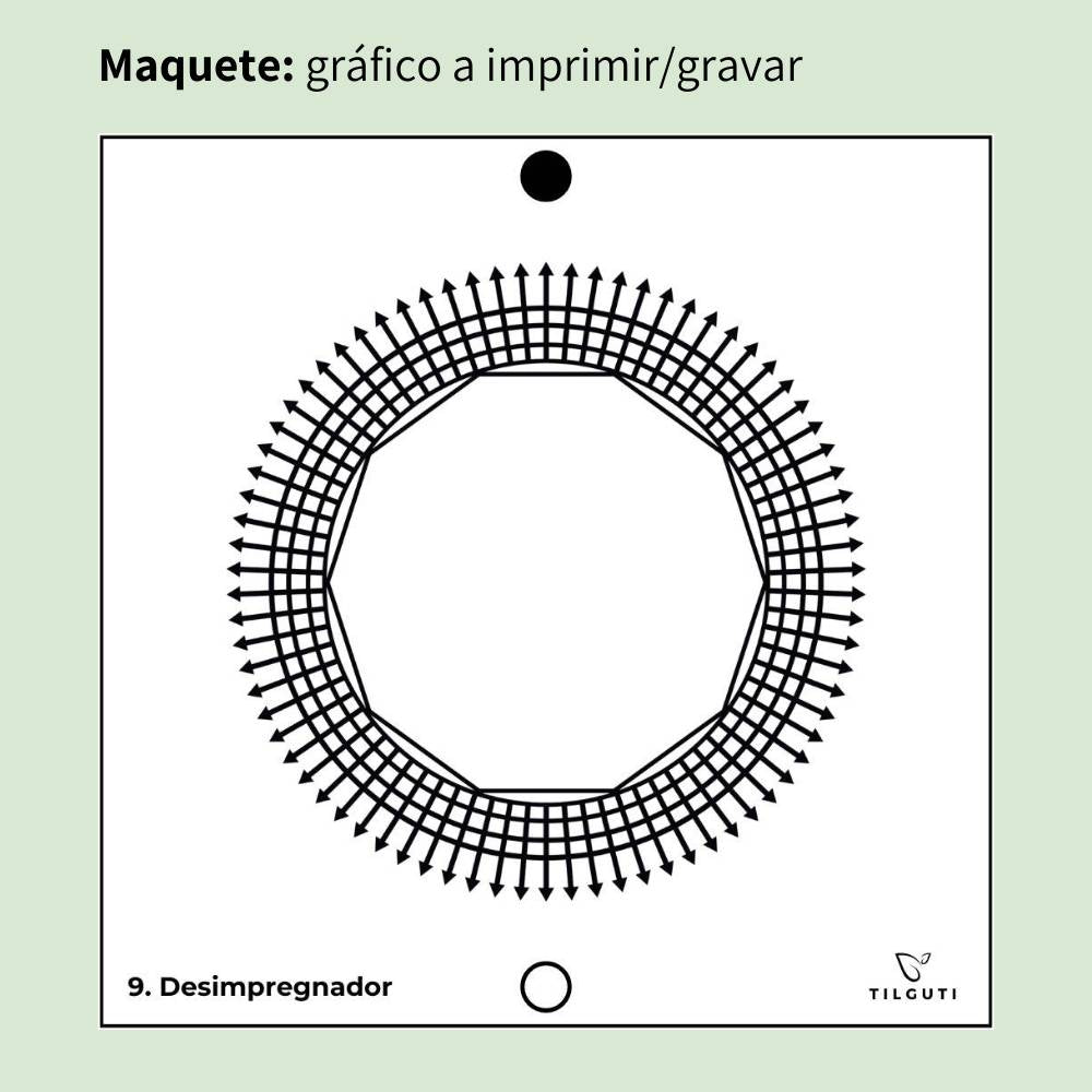 09. Desimpregnador | Gráfico Radiestésico em MDF