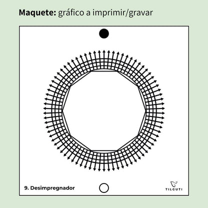 09. Desimpregnador | Gráfico Radiestésico em MDF