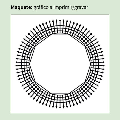 09. Desimpregnador | Gráfico Radiestésico em MDF Cru