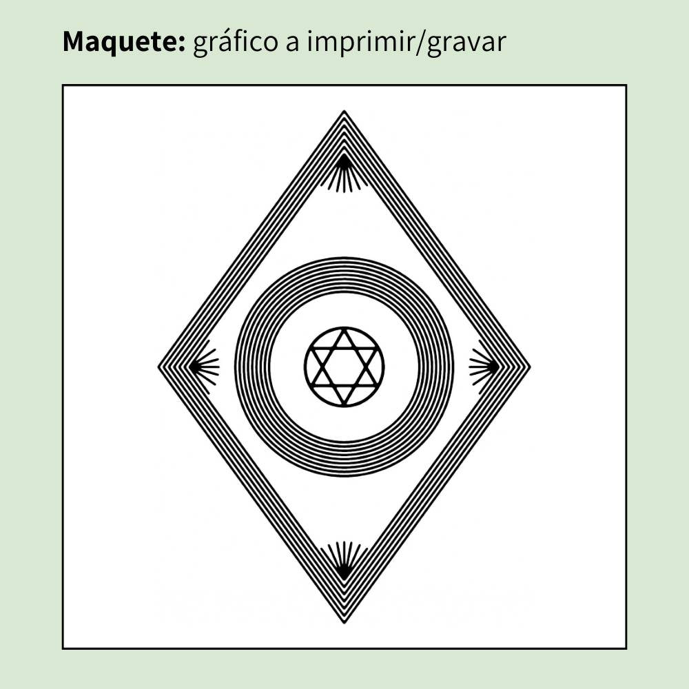 38. Justiça Divina | Gráfico Radiestésico em MDF