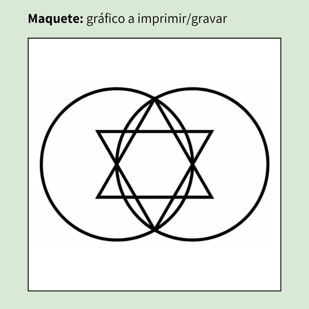 28. Vésica Piscis | Gráfico Radiestésico em MDF