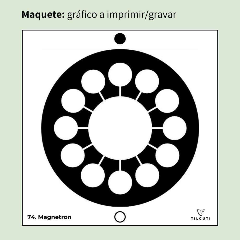 74. Magnetron | Gráfico Radiestésico em MDF