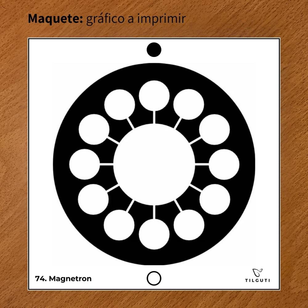 74. Magnetron | Gráfico Radiestésico em PVC (película)