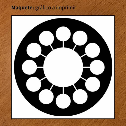 74. Magnetron | Gráfico Radiestésico em PVC (película)