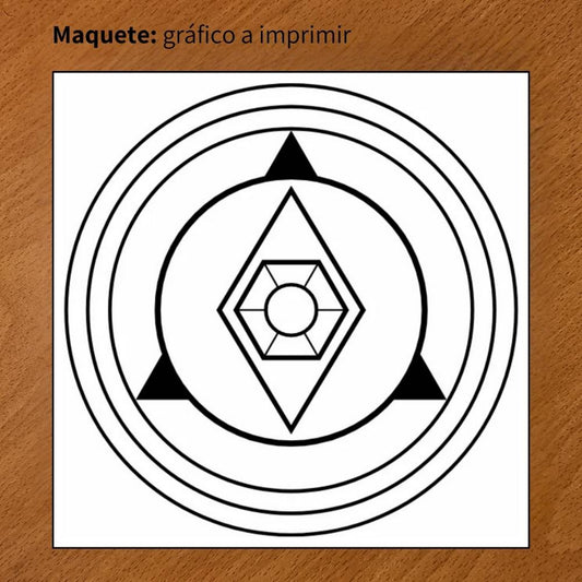 73. Psico | Gráfico Radiestésico em PVC (película)