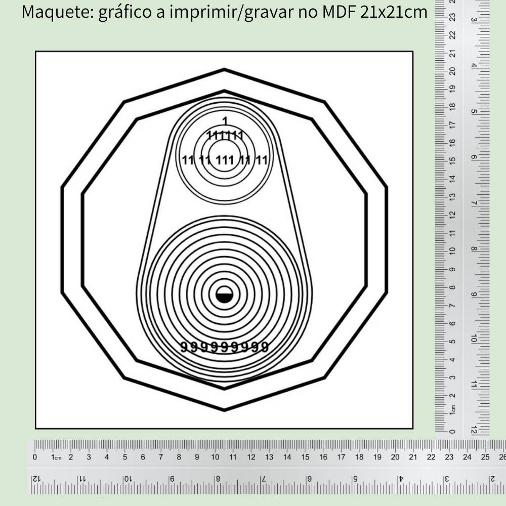 67. Relax Sono (à distância) | Gráfico Radiestésico em MDF