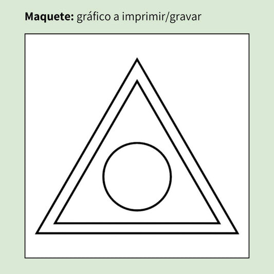 15. Triângulo | Gráfico Radiestésico em MDF