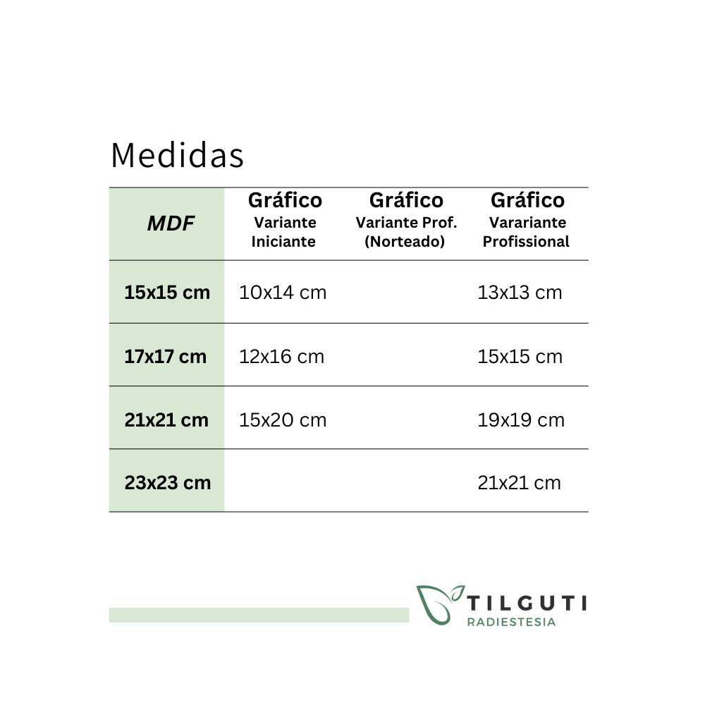 04. Decágono | Gráfico Radiestésico em MDF