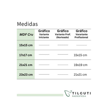 02. Turbilhão | Gráfico Radiestésico em MDF Cru