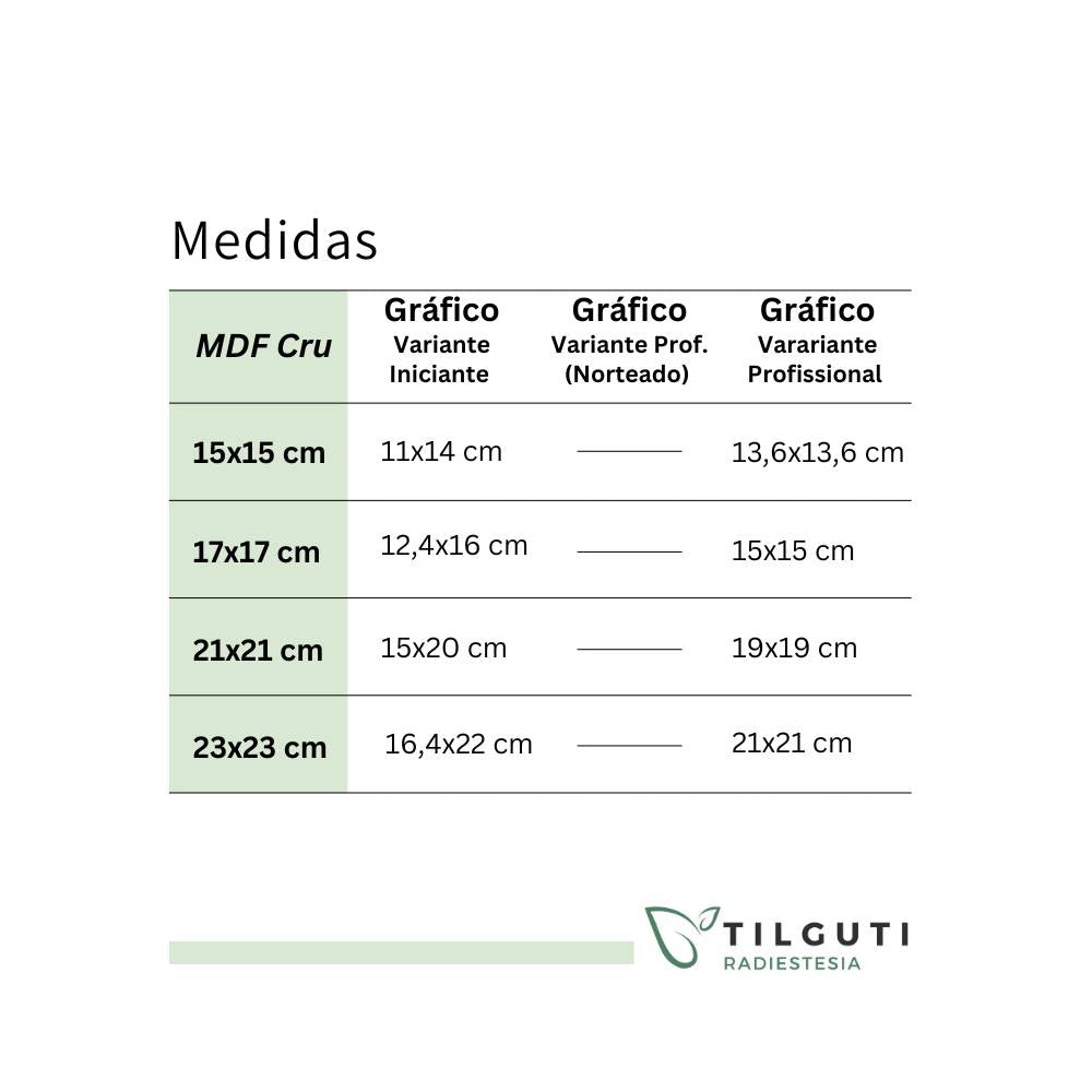 06. Piramide Tao | Gráfico Radiestésico em MDF