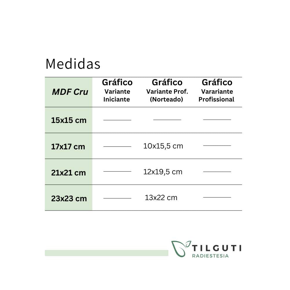 18. Luxor | Gráfico Radiestésico em MDF Cru