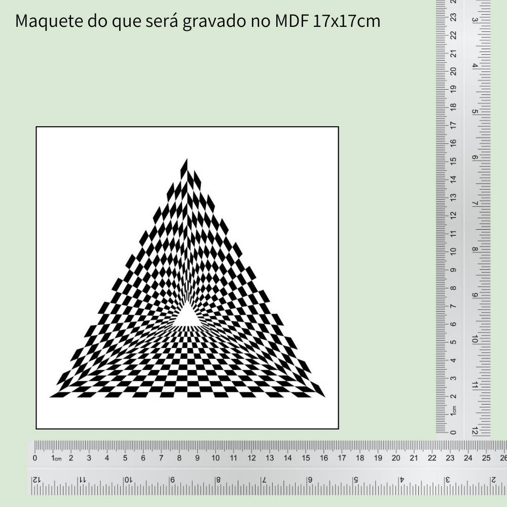 57. Gerador de Energia Pirâmide | Gráfico Radiestésico em MDF