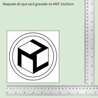 62. Antahkaran | Gráfico Radiestésico em MDF