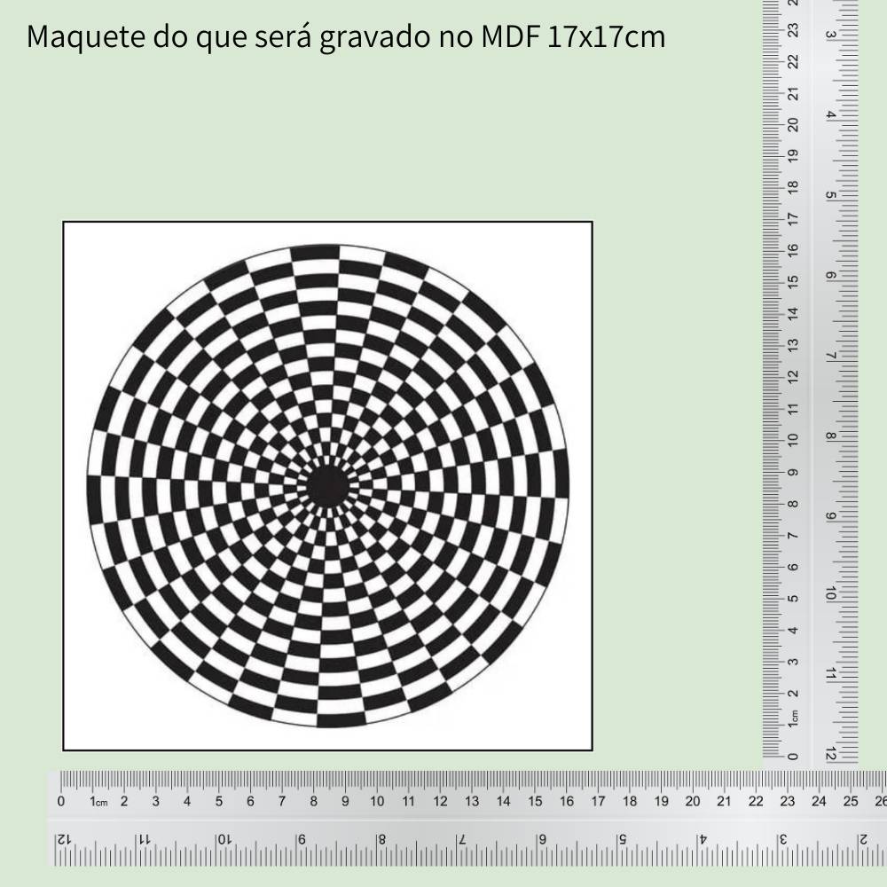 58. Gerador de Energia Círculo | Gráfico Radiestésico em MDF