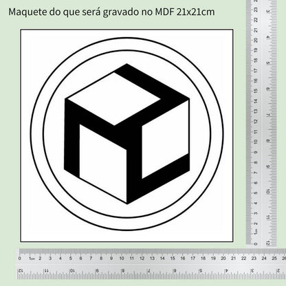 62. Antahkaran | Gráfico Radiestésico em MDF