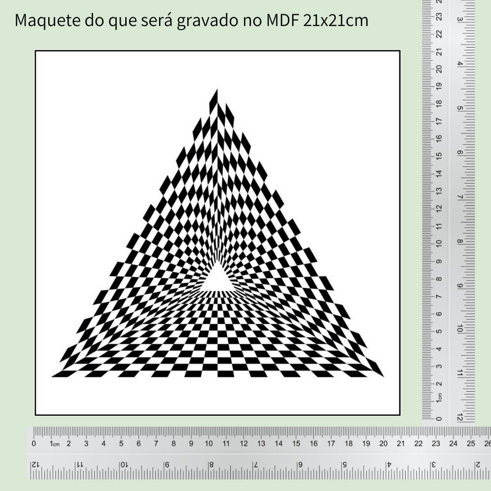 57. Gerador de Energia Pirâmide | Gráfico Radiestésico em MDF