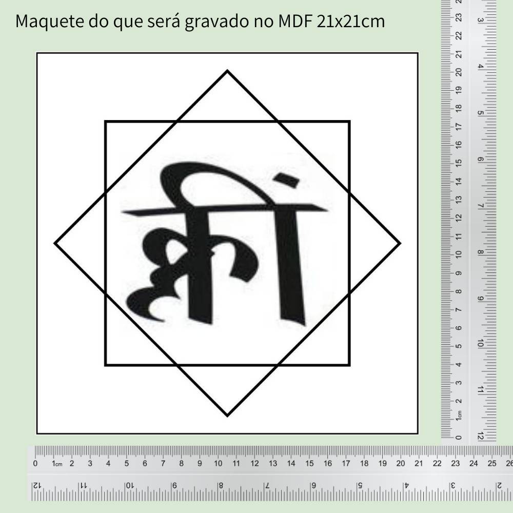 49. KLIM | Gráfico Radiestésico em MDF