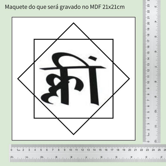 49. KLIM | Gráfico Radiestésico em MDF