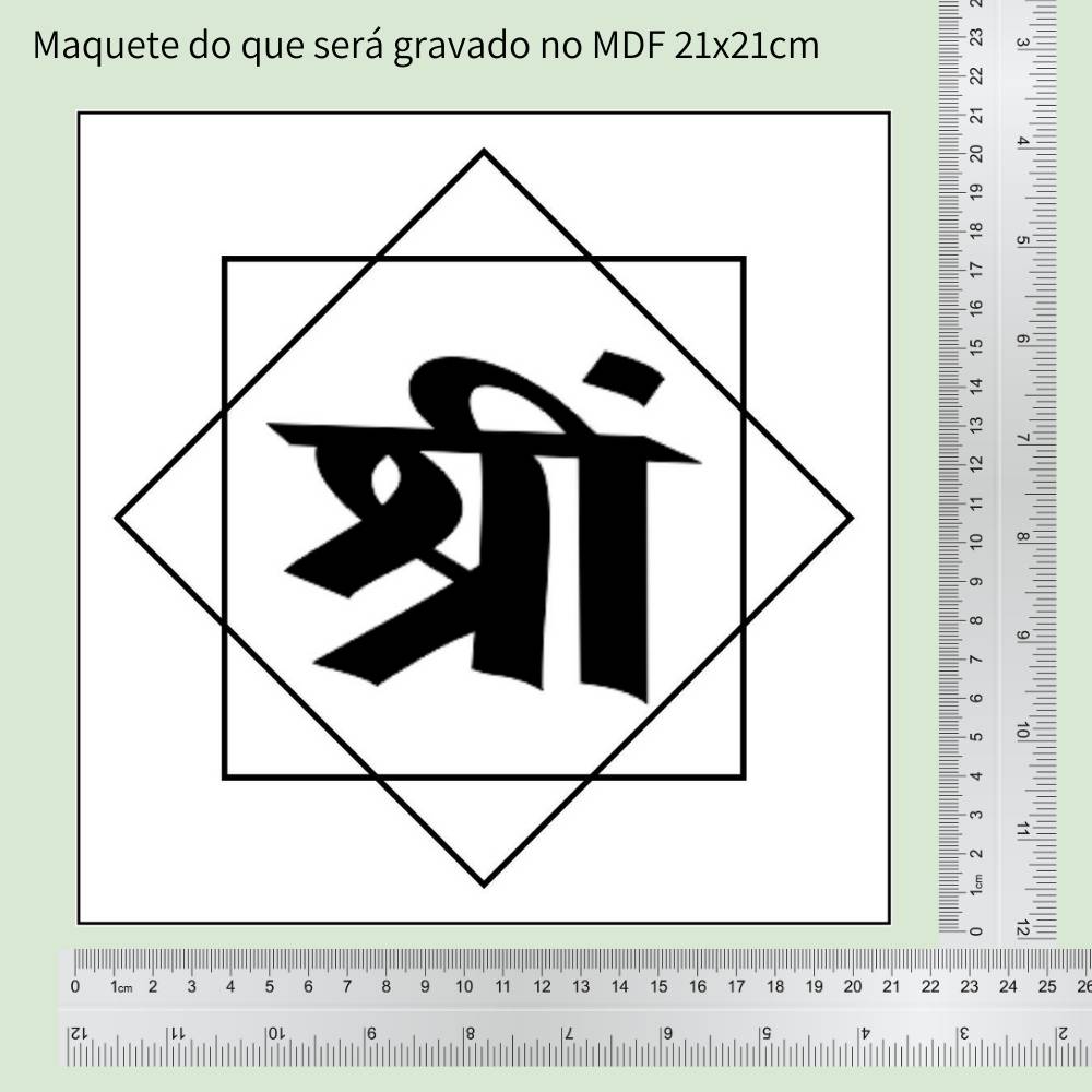 53. SRIM | Gráfico Radiestésico em MDF