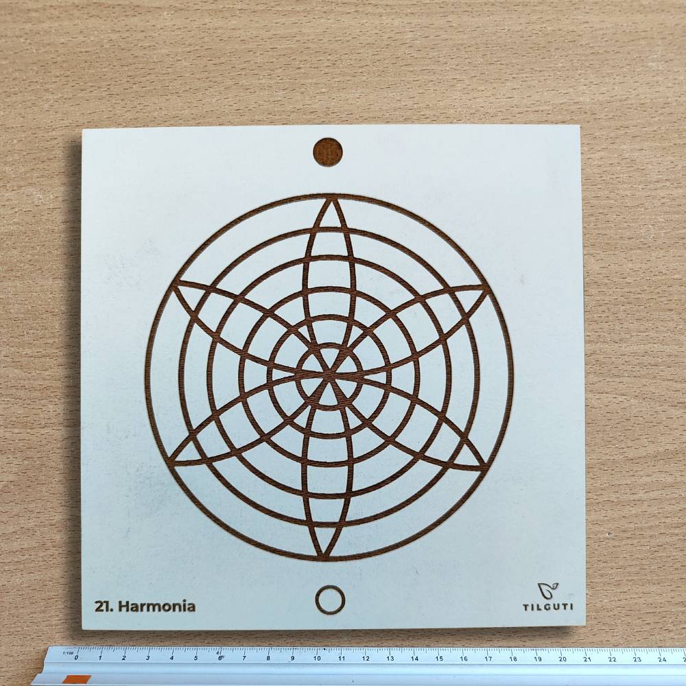 21. Harmonia | Gráfico Radiestésico em MDF